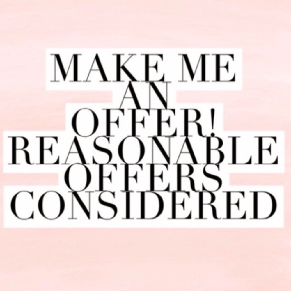 Reasonable offers are considered 💜😊